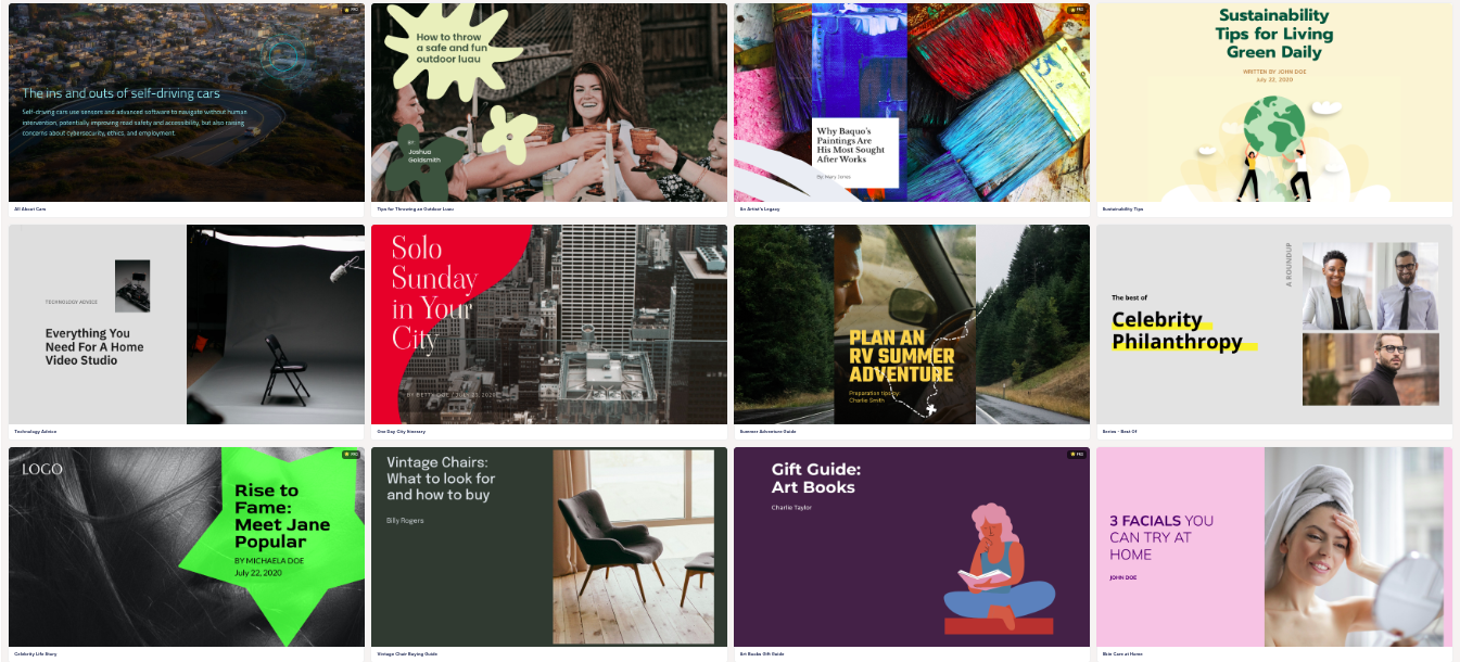 Video Templates Screenshot